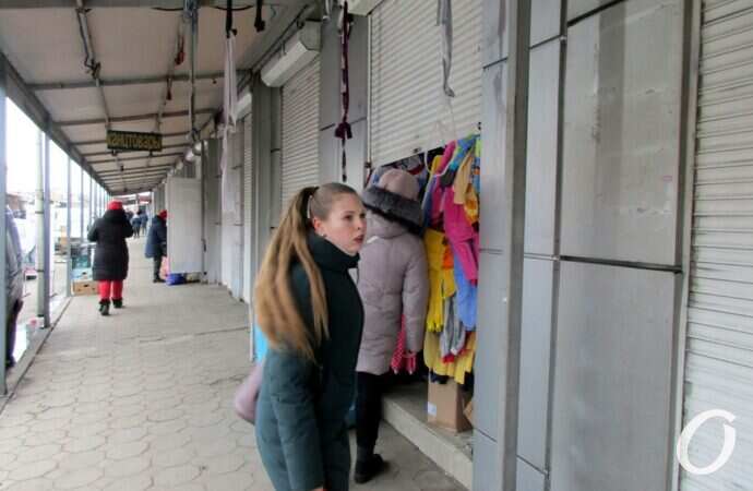 Локдаун на Привозе, покупательница