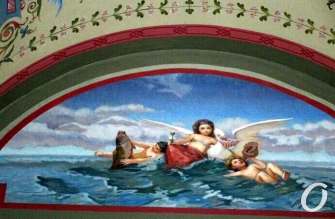 Дом Питкиса, фреска