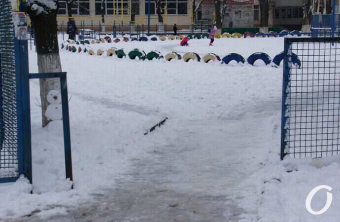 Очистка дорог, площадка