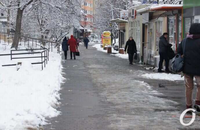 Очистка дорог, остановка