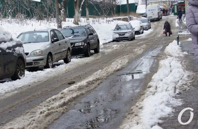 Очистка дорог, грязь