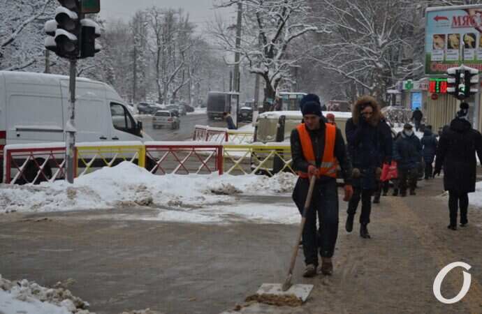 снег на Черемушках, коммунальщики