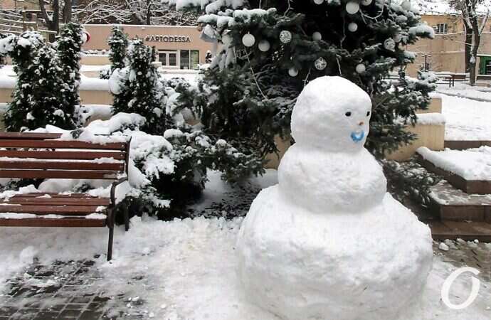 снеговик, "классика"