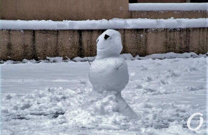 снеговик, маленький