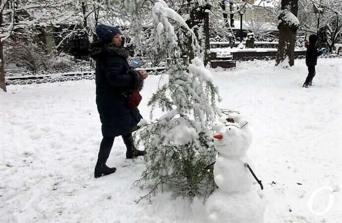 В Одессе снег