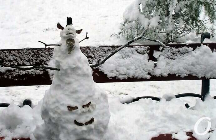 снеговик, "девочка"