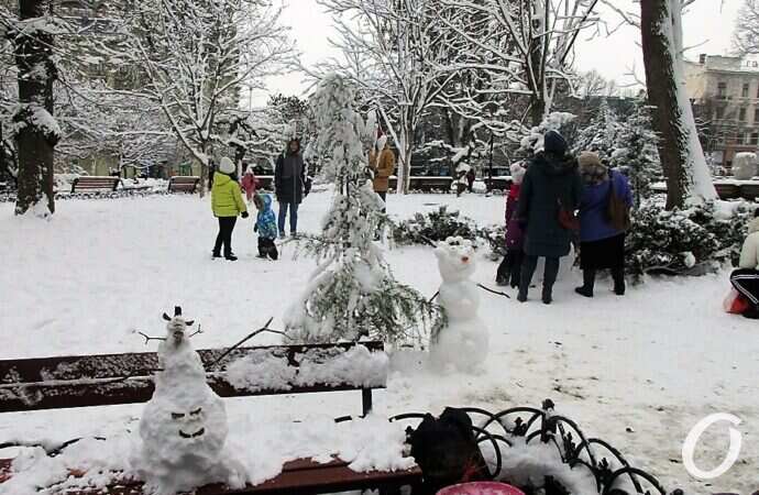 снеговик, горсад