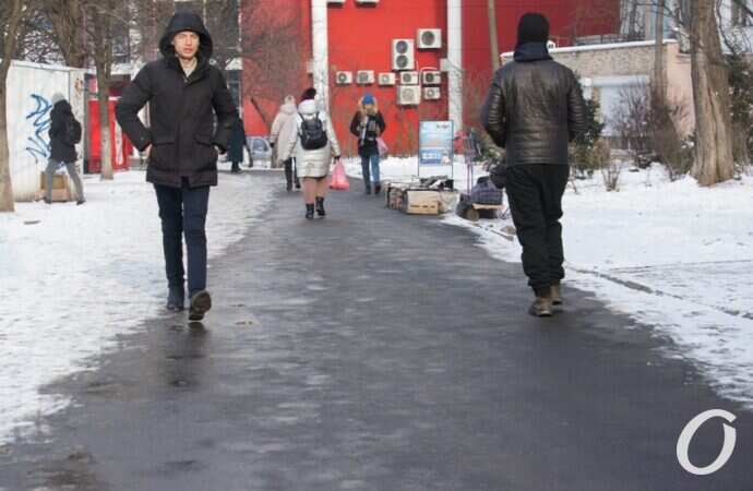 Чистка дорог, дорога очищена