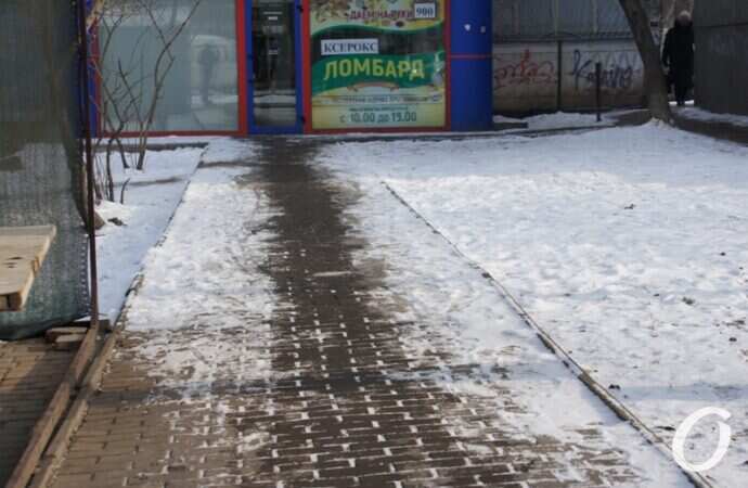 Чистка дорог, дорожка, снег