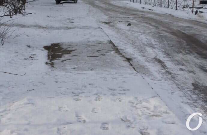 Чистка дорог, неочищено