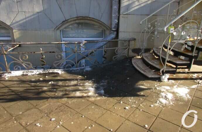 Оттепель в Одессе, плитка