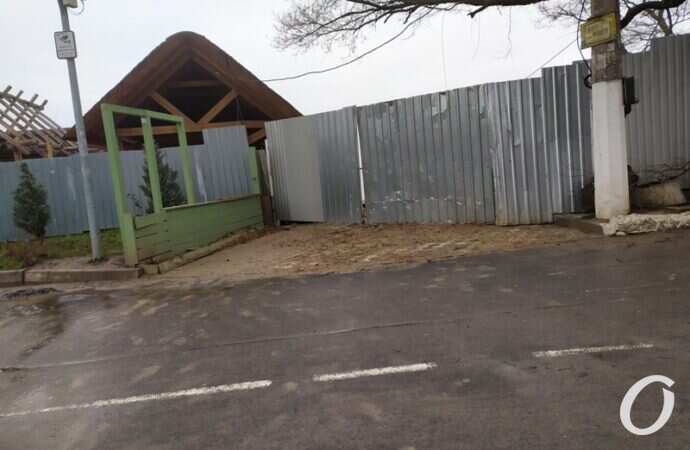 Аркадия, стройка, кафе