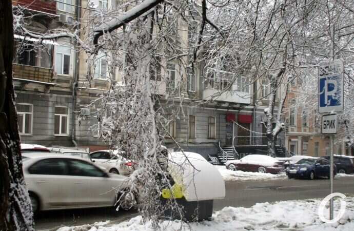 Одесса в снегу