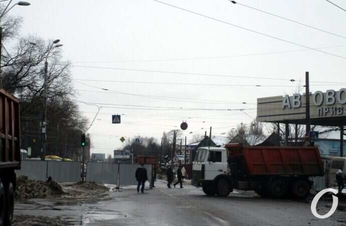 Новощепной ряд, дорога, машина