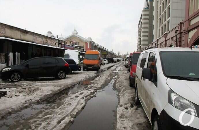 Привоз зимой, машины