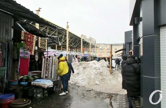 Привоз зимой, снег