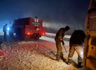 Сотни людей и машин стали заложниками стихии на трассах в Одесской области (фото)