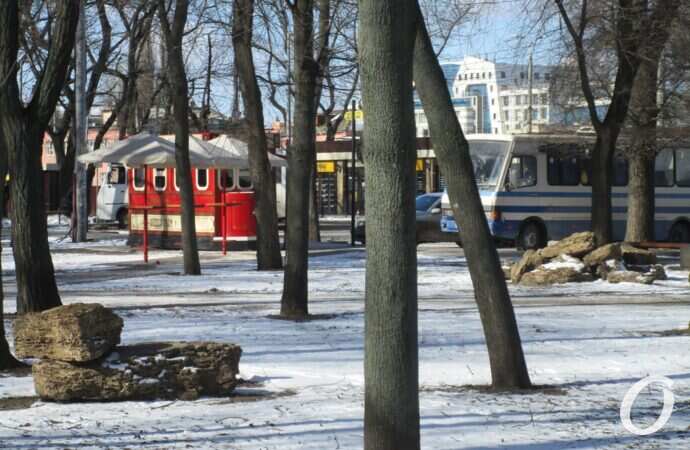 Старосенной сквер, общий вид