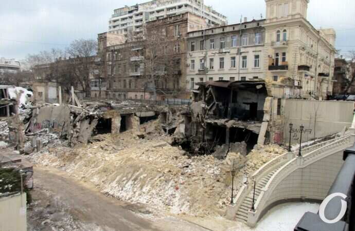 Деволановскмий спуск, обвал: общий вид