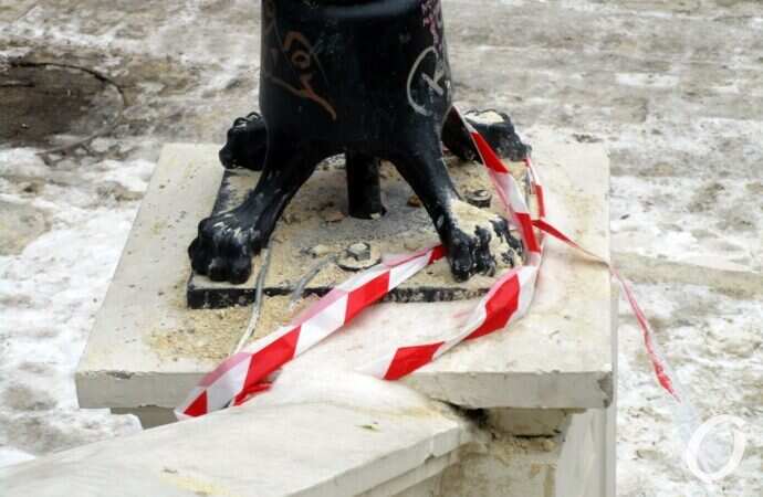 Деволановскмий спуск, обвал: фонарь