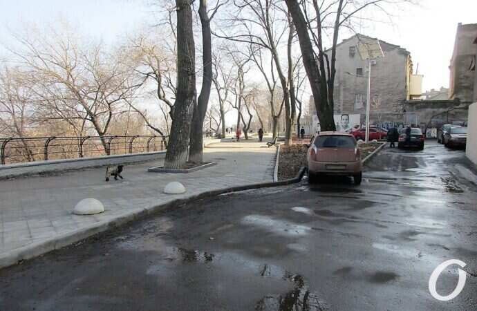 бульвар Жванецкого, лужи