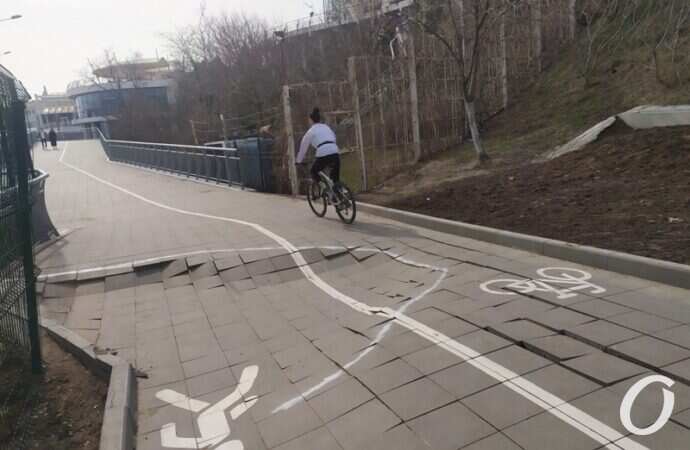 Одесская велоэстакада, велосипед