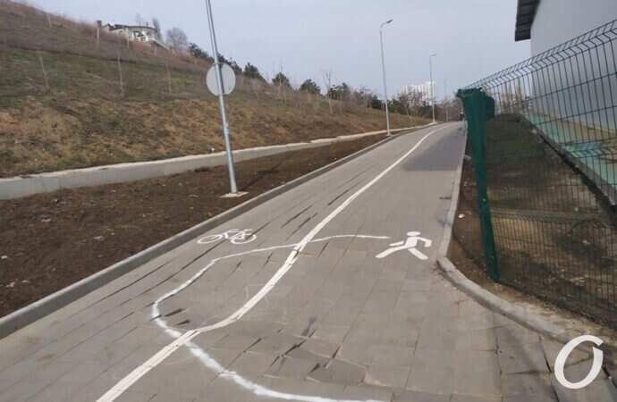 Одесская велоэстакада, велодорожка