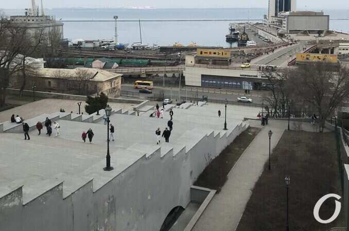 красная зона в Одессе, Потемкинская лестница