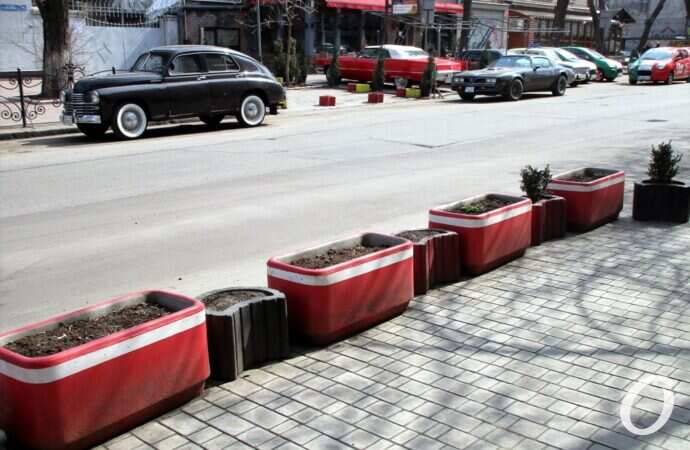 Улица Гаванная, клумбы