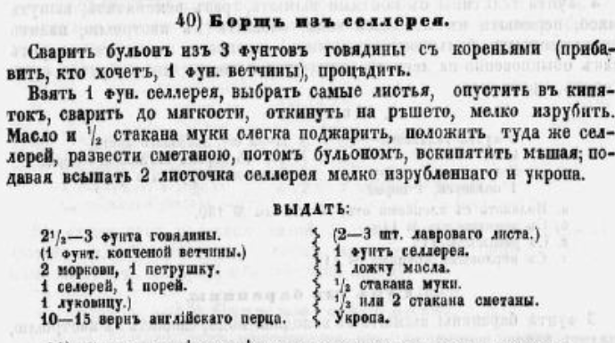 рецепты борща Молоховец