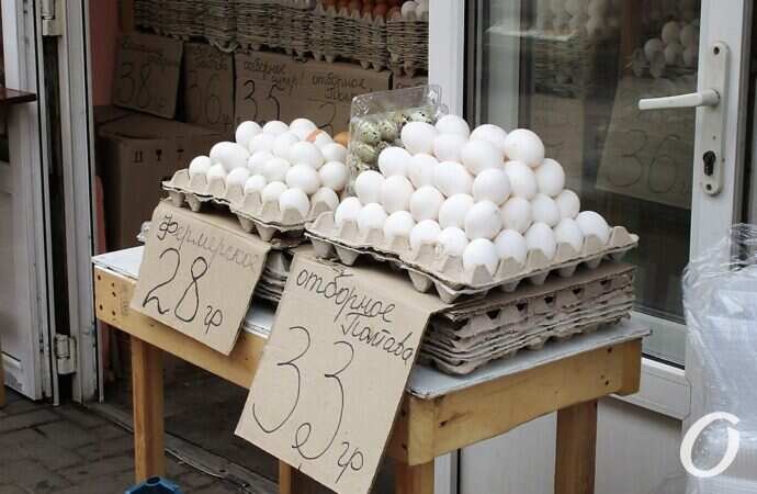 Новый рынок предпасхальный, яйца