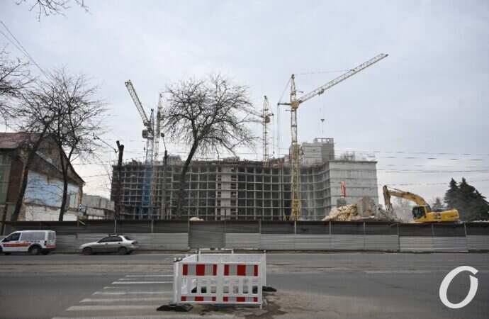 стройка на Прохоровской, дорога