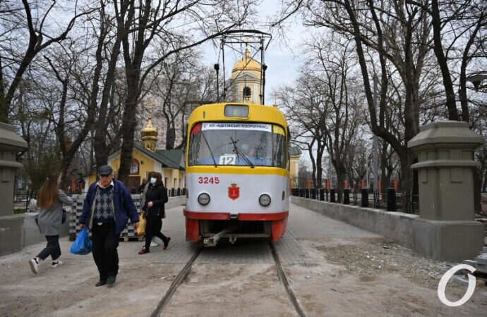 Одесский трамвай №12 снова следует до Алексеевской площади