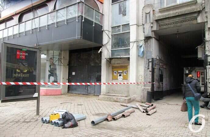 Грох в центре Одессы