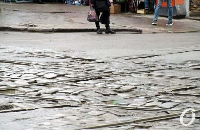 у Привоза, дорога, пешеход