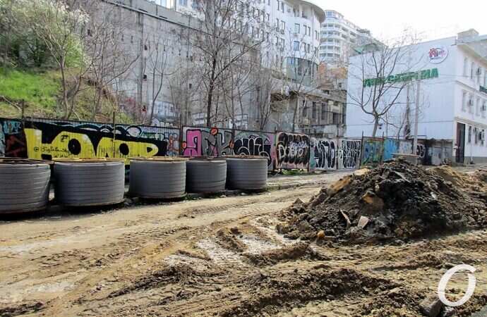 Деволановский спуск, начало ремонта, катушки