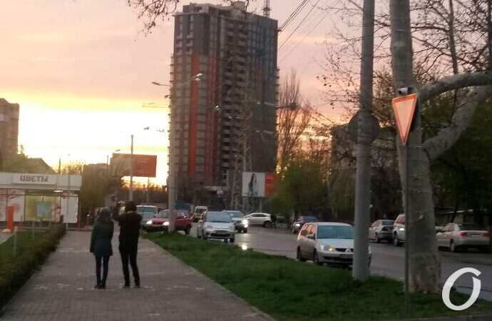 Площадь Толбухина, закат13