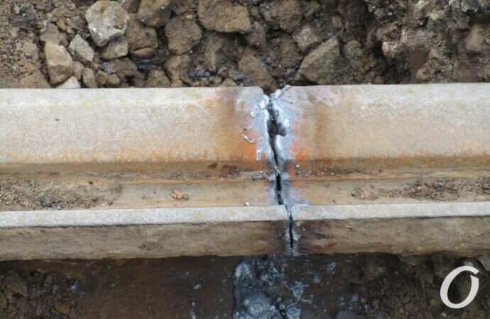 капремонт бурлящего квартала, рельс