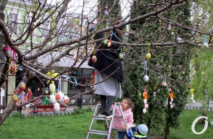 Пасхальное дерево, писанка, украшение5