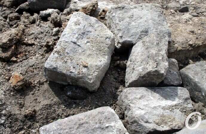 Красный переулок, брусчатка