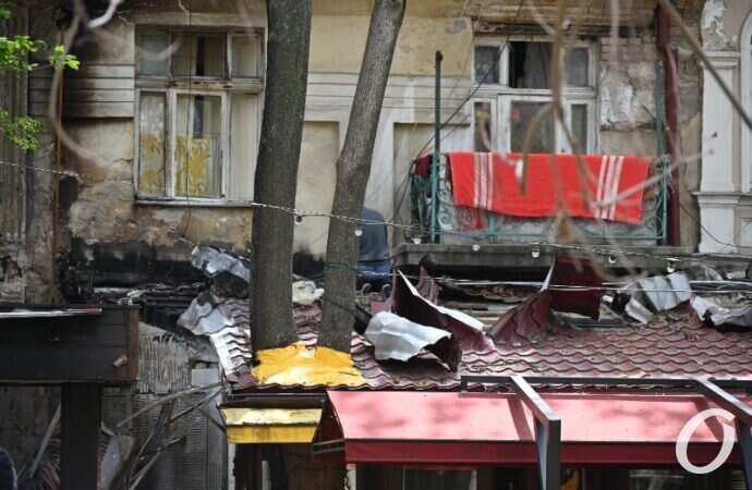 Ресторан «Щастье» после пожара