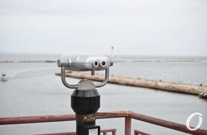 Одесский Морвокзал, подзорная труба