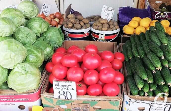 Новый базар, овощи, цены