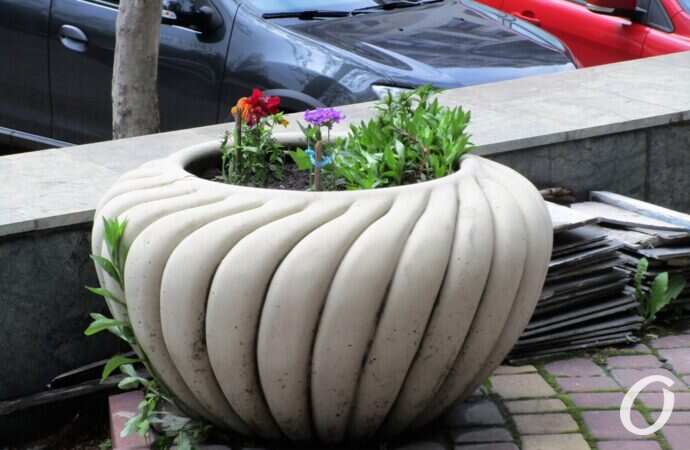 Военный спуск, цветник