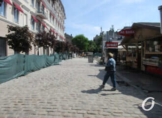 Одесский Красный переулок: старейшая брусчатка – новейшая плитка (фото)