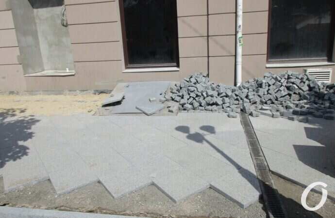 ремонт Красного переулка в Одессе5