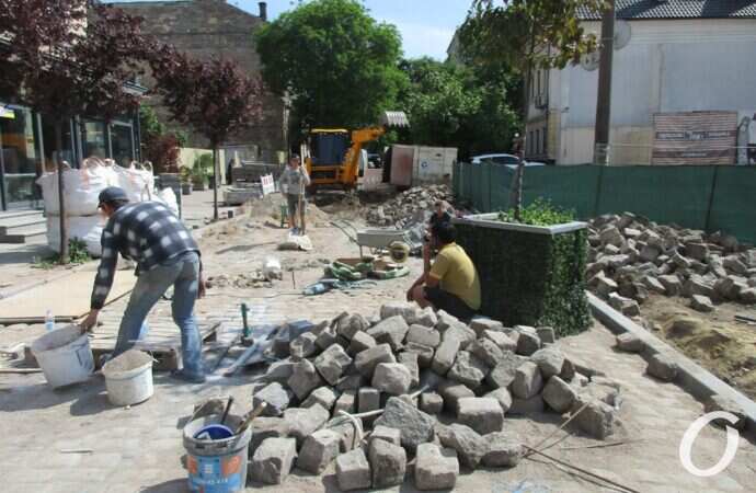 ремонт Красного переулка в Одессе9