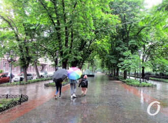 Июнь по-одесски: умытый дождем Приморский бульвар (фоторепортаж)