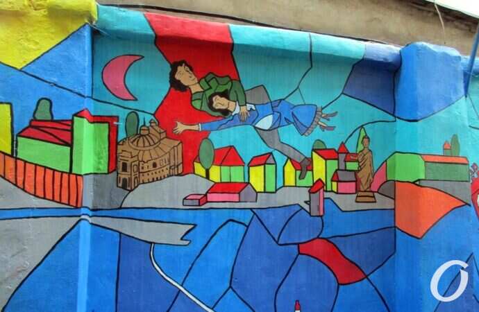 Шагаловский мурал2