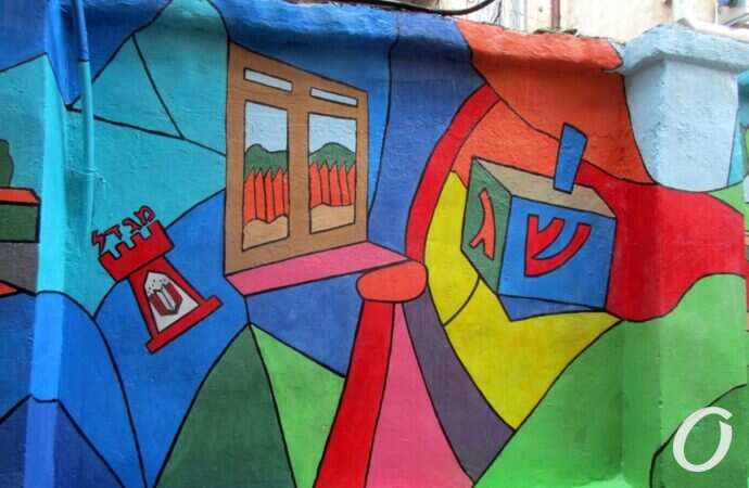 Шагаловский мурал3